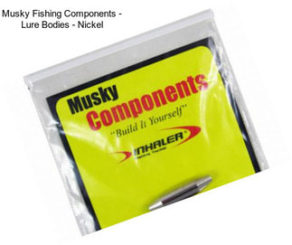 Musky Fishing Components - Lure Bodies - Nickel