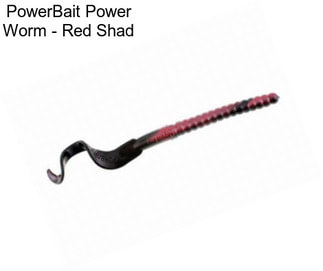 PowerBait Power Worm - Red Shad