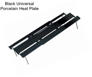Black Universal Porcelain Heat Plate