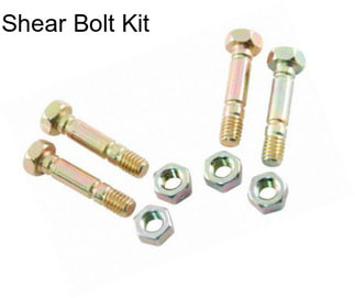 Shear Bolt Kit
