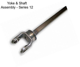 Yoke & Shaft Assembly - Series 12