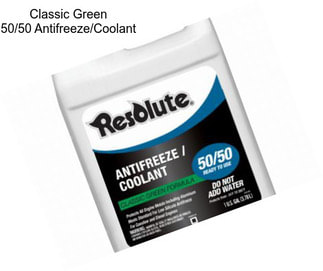 Classic Green 50/50 Antifreeze/Coolant