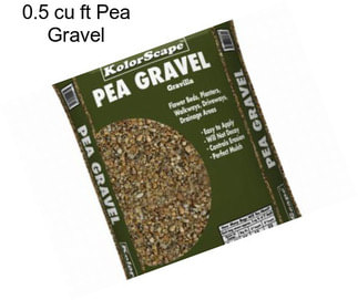0.5 cu ft Pea Gravel