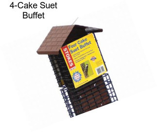 4-Cake Suet Buffet