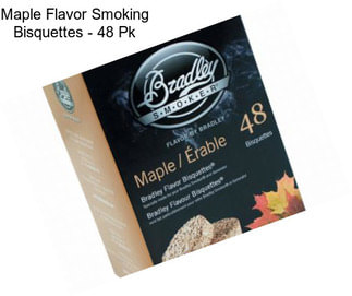 Maple Flavor Smoking Bisquettes - 48 Pk