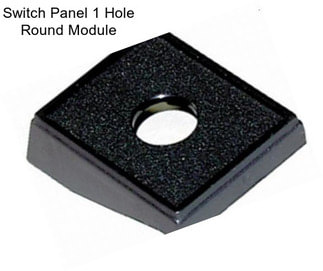 Switch Panel 1 Hole Round Module
