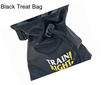 Black Treat Bag