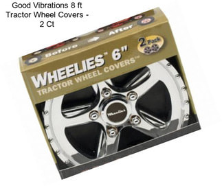 Good Vibrations 8 ft Tractor Wheel Covers - 2 Ct