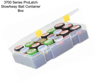 3700 Series ProLatch StowAway Bait Container Box