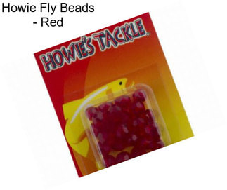 Howie Fly Beads - Red