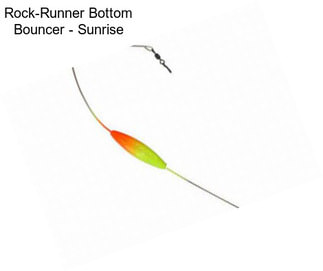 Rock-Runner Bottom Bouncer - Sunrise