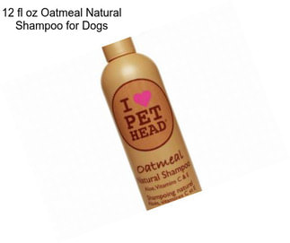 12 fl oz Oatmeal Natural Shampoo for Dogs