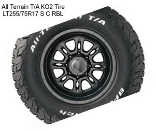 All Terrain T/A KO2 Tire LT255/75R17 S C RBL