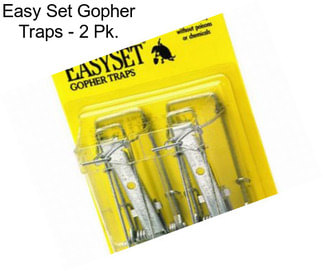 Easy Set Gopher Traps - 2 Pk.