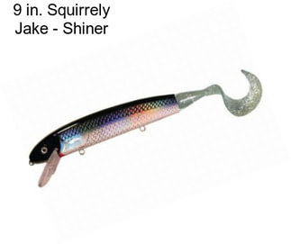 9 in. Squirrely Jake - Shiner