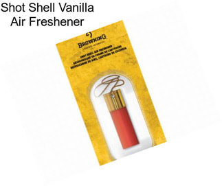 Shot Shell Vanilla Air Freshener