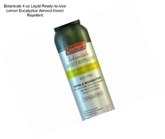 Botanicals 4 oz Liquid Ready-to-Use Lemon Eucalyptus Aerosol Insect Repellent