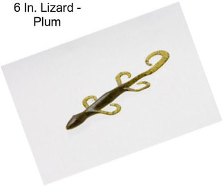 6 In. Lizard - Plum
