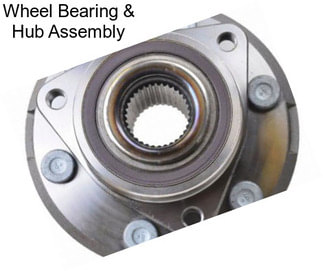 Wheel Bearing & Hub Assembly