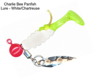 Charlie Bee Panfish Lure - White/Chartreuse