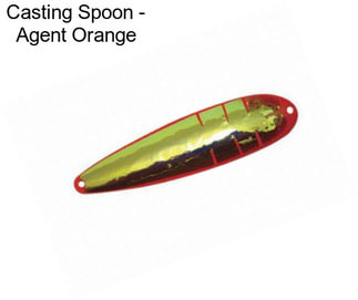 Casting Spoon - Agent Orange