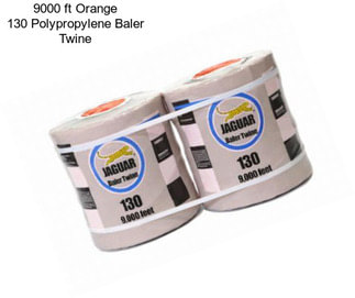 9000 ft Orange 130 Polypropylene Baler Twine