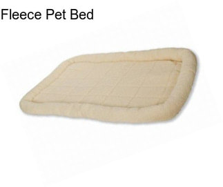 Fleece Pet Bed