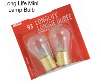 Long Life Mini Lamp Bulb