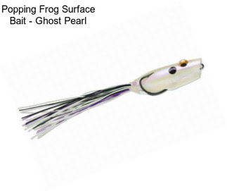 Popping Frog Surface Bait - Ghost Pearl