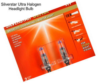 Silverstar Ultra Halogen Headlight Bulb