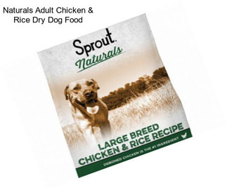 Naturals Adult Chicken & Rice Dry Dog Food