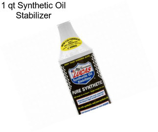 1 qt Synthetic Oil Stabilizer