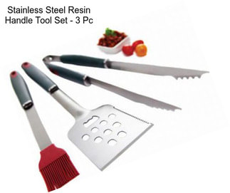 Stainless Steel Resin Handle Tool Set - 3 Pc