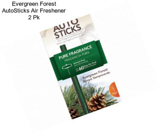 Evergreen Forest AutoSticks Air Freshener 2 Pk