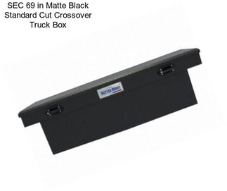 SEC 69 in Matte Black Standard Cut Crossover Truck Box