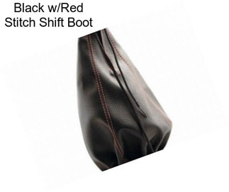 Black w/Red Stitch Shift Boot