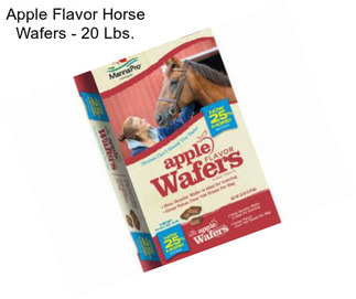 Apple Flavor Horse Wafers - 20 Lbs.