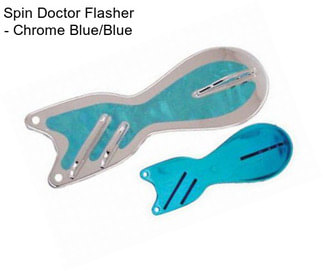 Spin Doctor Flasher - Chrome Blue/Blue