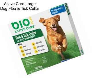 Active Care Large Dog Flea & Tick Collar