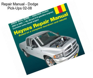 Repair Manual - Dodge Pick-Ups 02-08