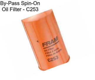 By-Pass Spin-On Oil Filter - C253