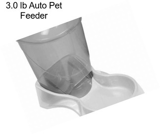 3.0 lb Auto Pet Feeder