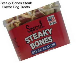 Steaky Bones Steak Flavor Dog Treats