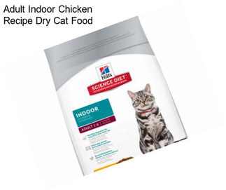 Adult Indoor Chicken Recipe Dry Cat Food