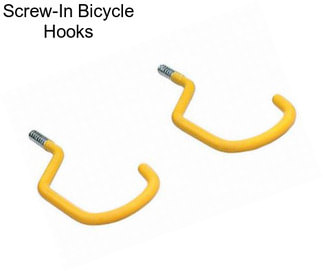 Screw-In Bicycle Hooks