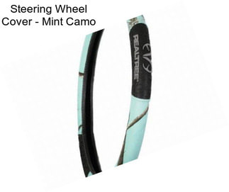 Steering Wheel Cover - Mint Camo