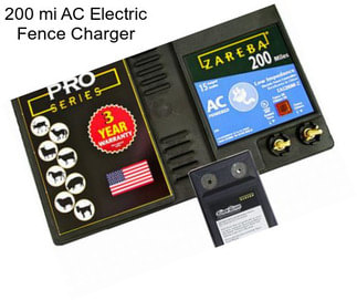 200 mi AC Electric Fence Charger