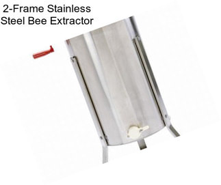 2-Frame Stainless Steel Bee Extractor