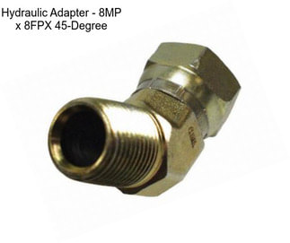 Hydraulic Adapter - 8MP x 8FPX 45-Degree