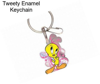 Tweety Enamel Keychain